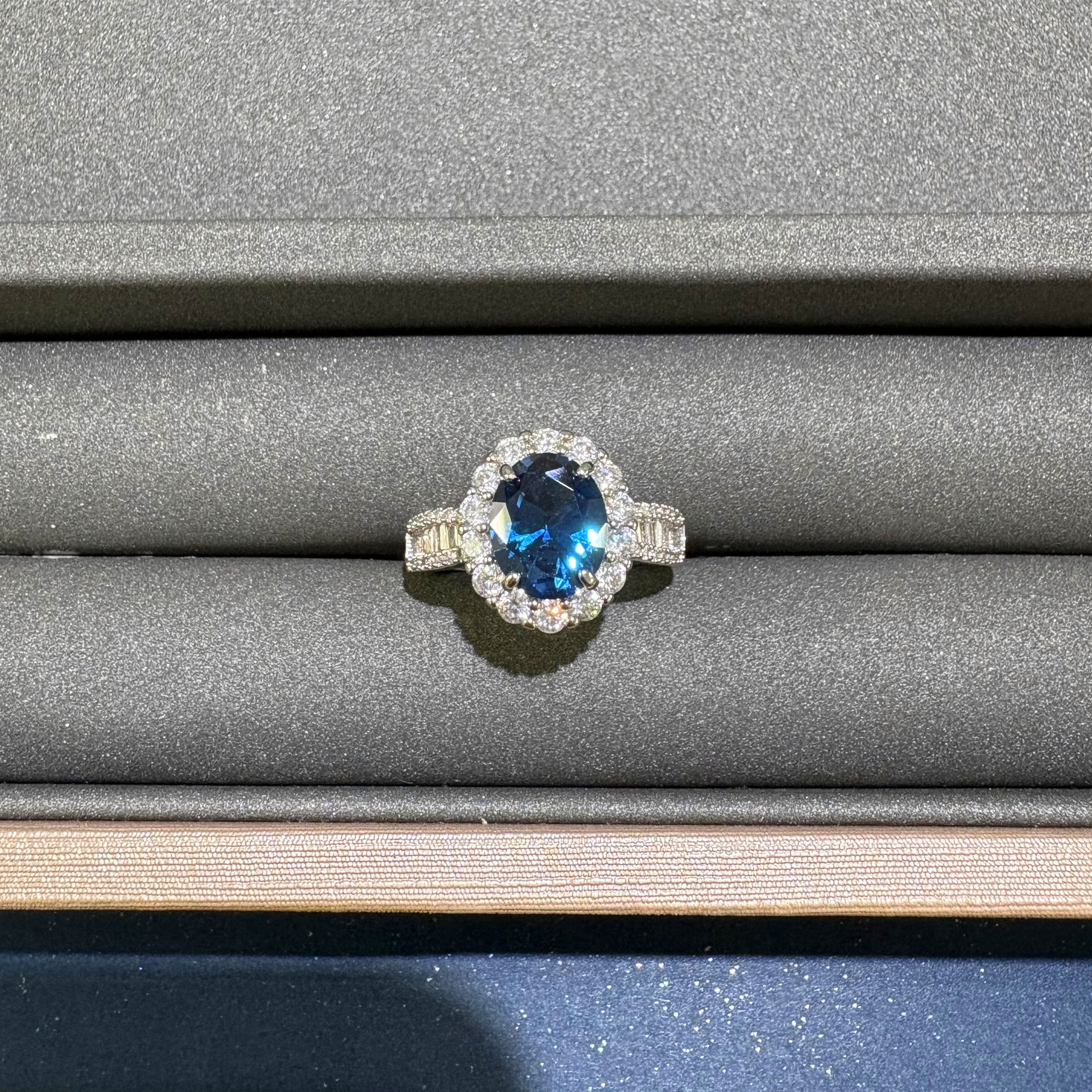 【高级定制】高贵典藏级蓝宝石戒指991