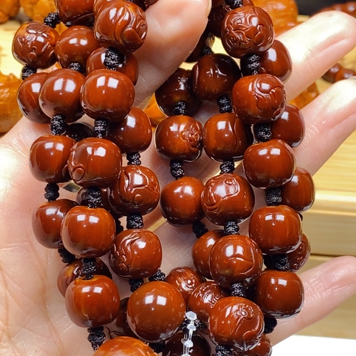 橄榄核吊坠读****我橄榄核手串