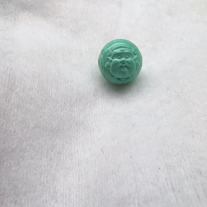 博***达尺寸：15➕雕刻绿财迷珠一颗