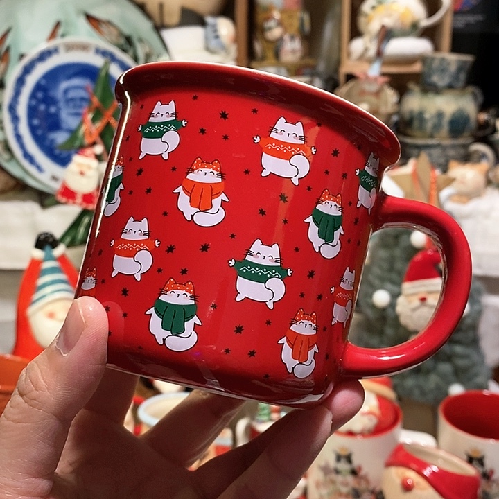 搪瓷大号马克杯………