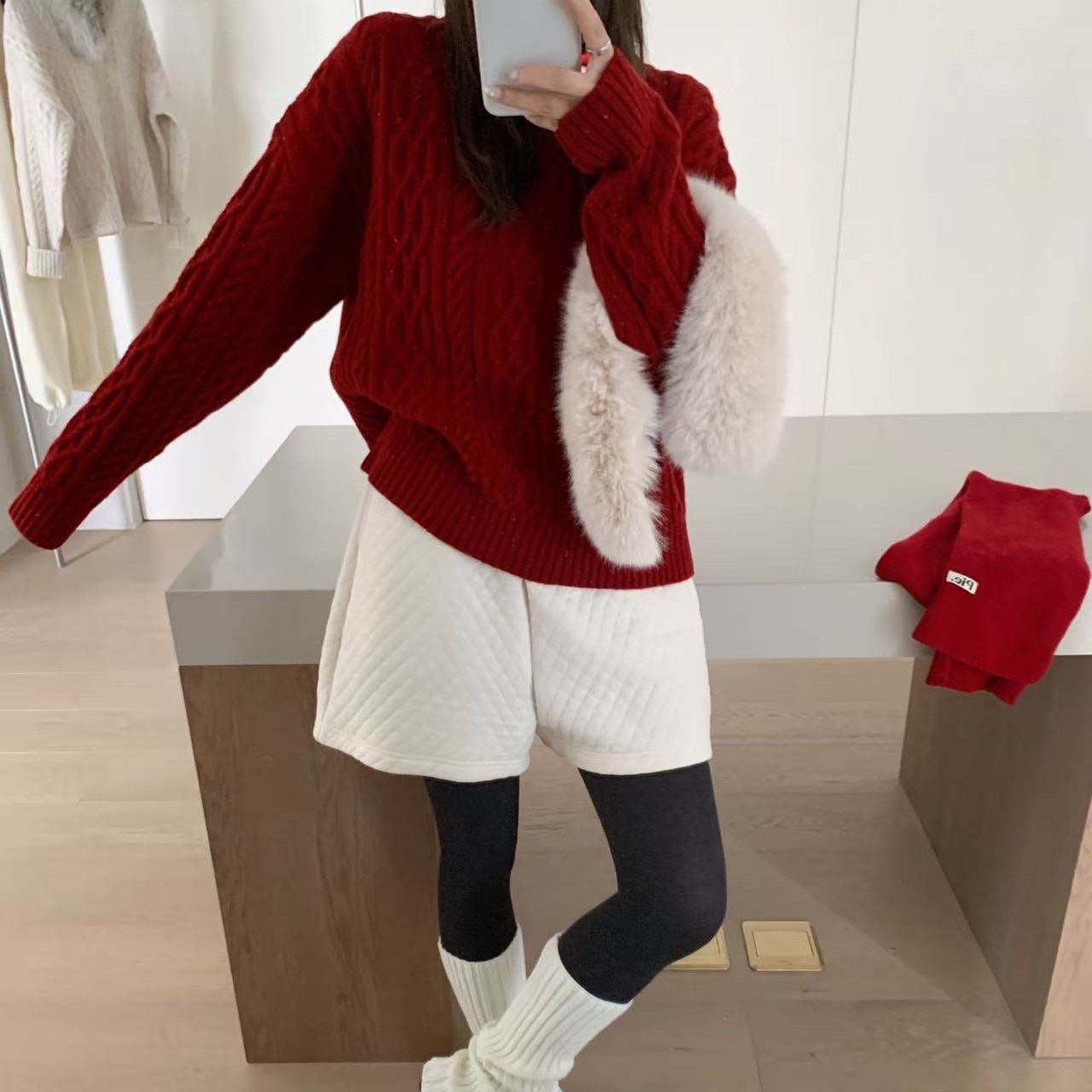 韩系百搭棉短裤7463