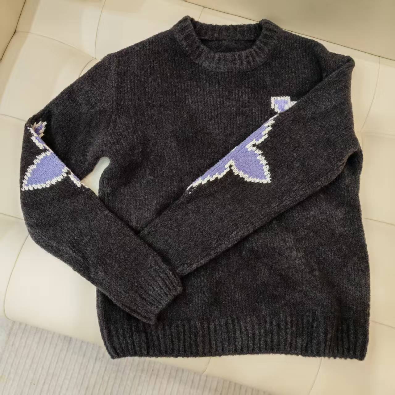 99新 Alexander McQueen/亚历山大·麦昆 联名滑雪套头毛衣