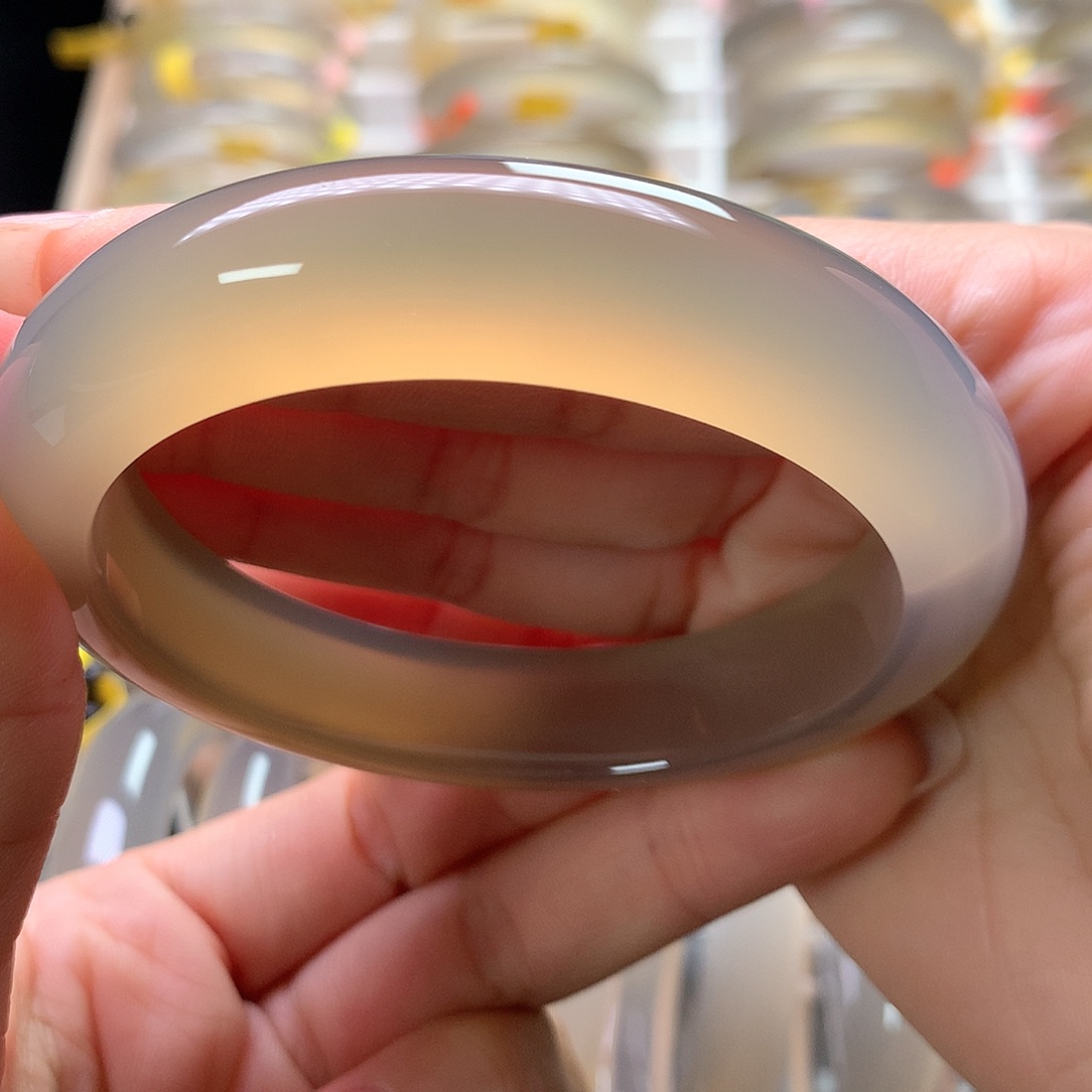 手镯玛瑙/玉髓未镶嵌60捡漏