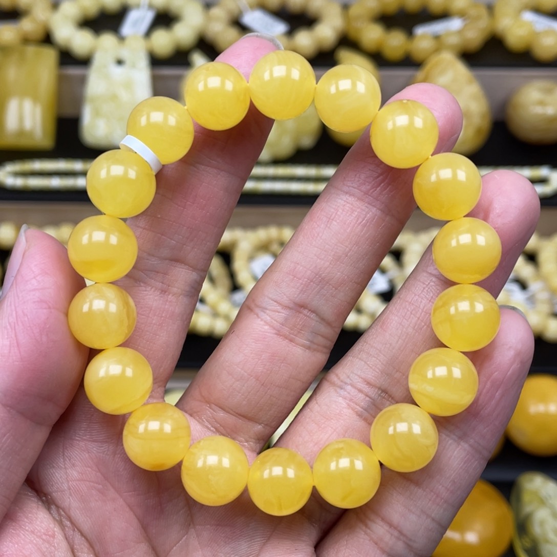 琥珀裸石未镶嵌琥珀蜜蜡