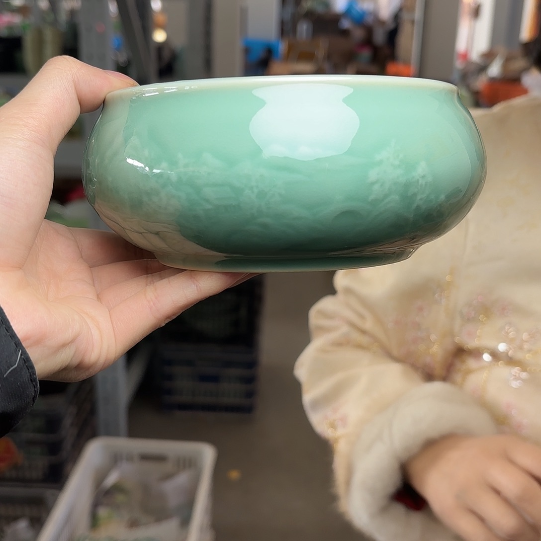 龙泉云间青瓷小米茶器