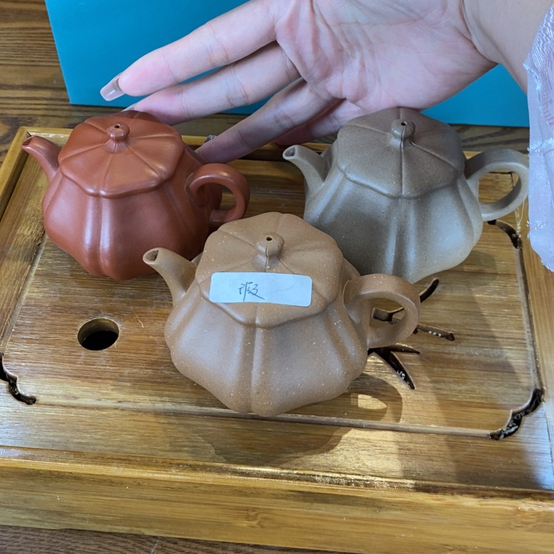 茶壶紫砂源*原矿泥料手工壶直播间