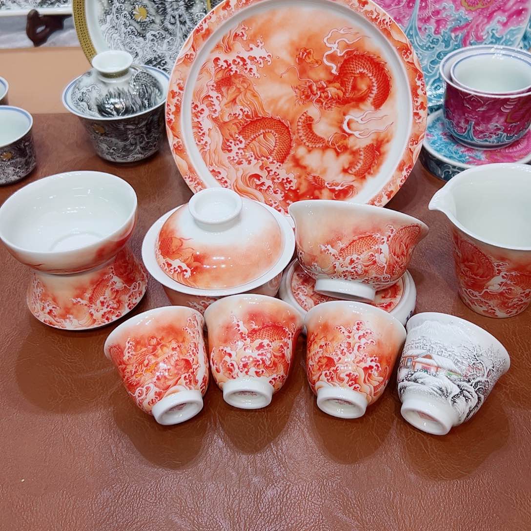摆件景德镇陶瓷艺术展演厅及艺术