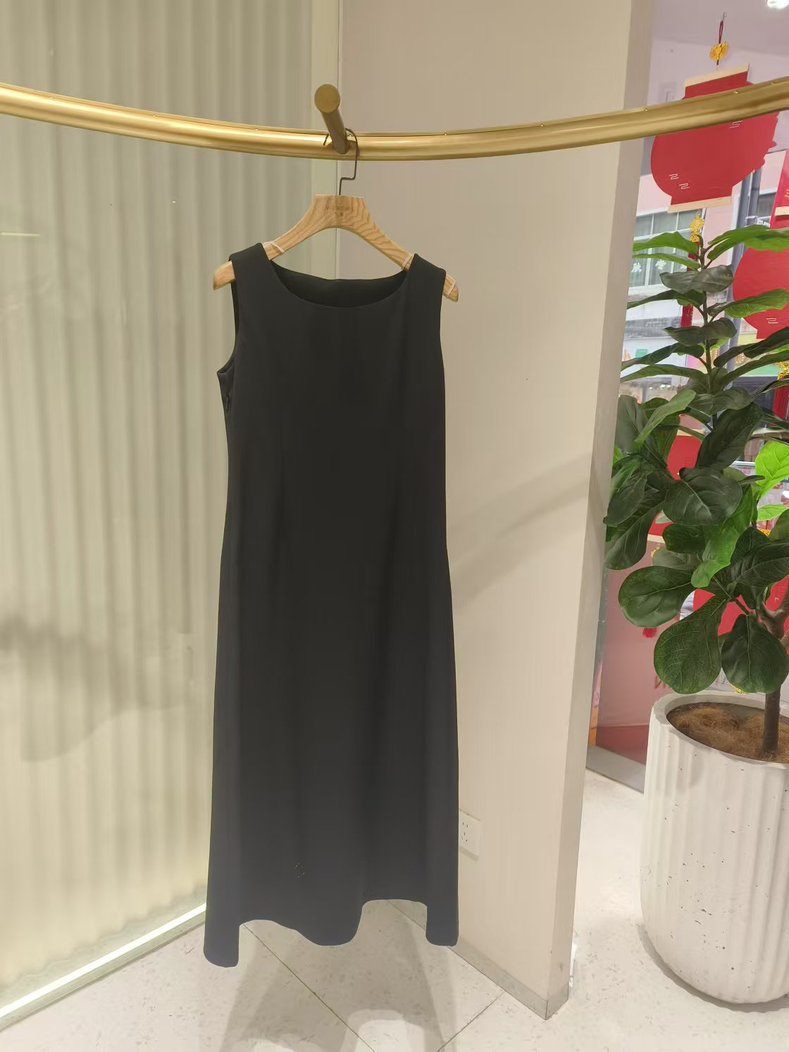 无袖连衣裙#女款