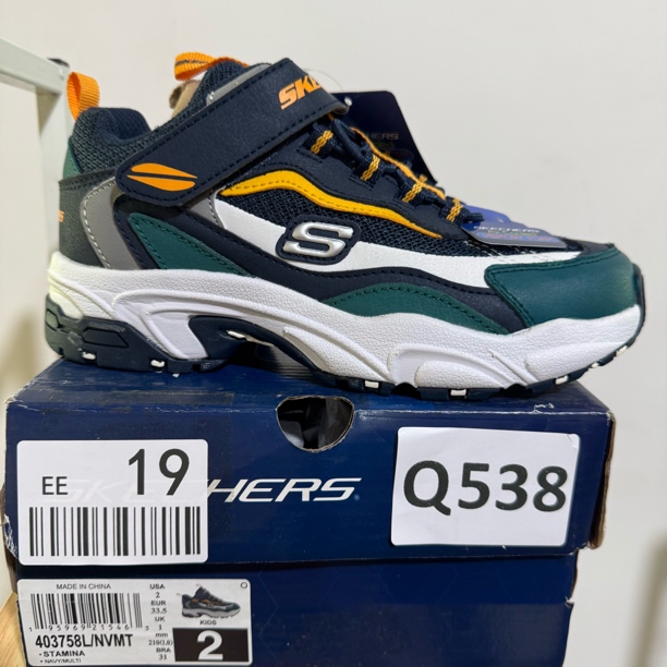 SKECHERS/斯凯奇Q538 男童运动鞋 33.5码