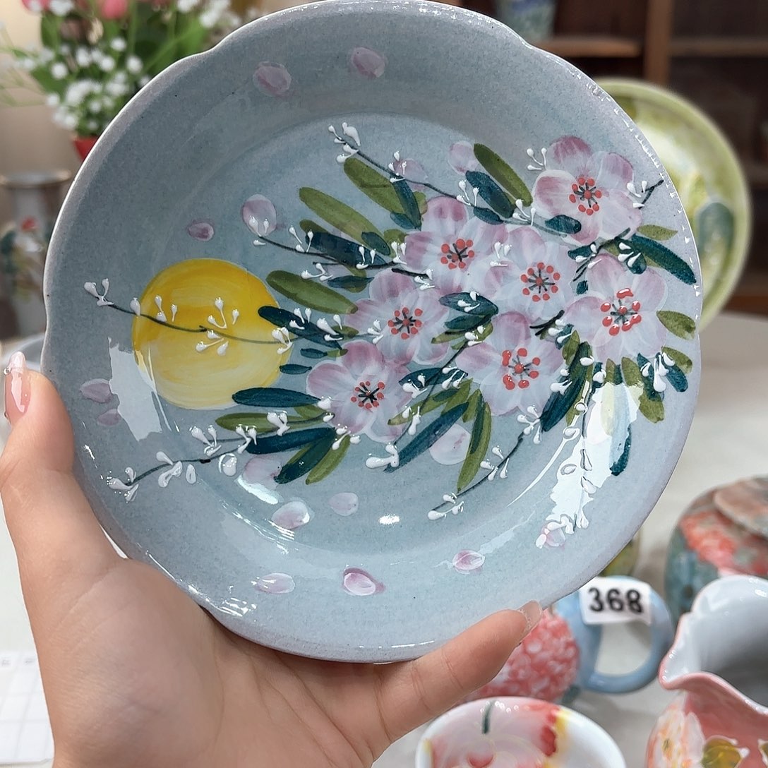 景德镇手绘高温釉下彩陶瓷茶具