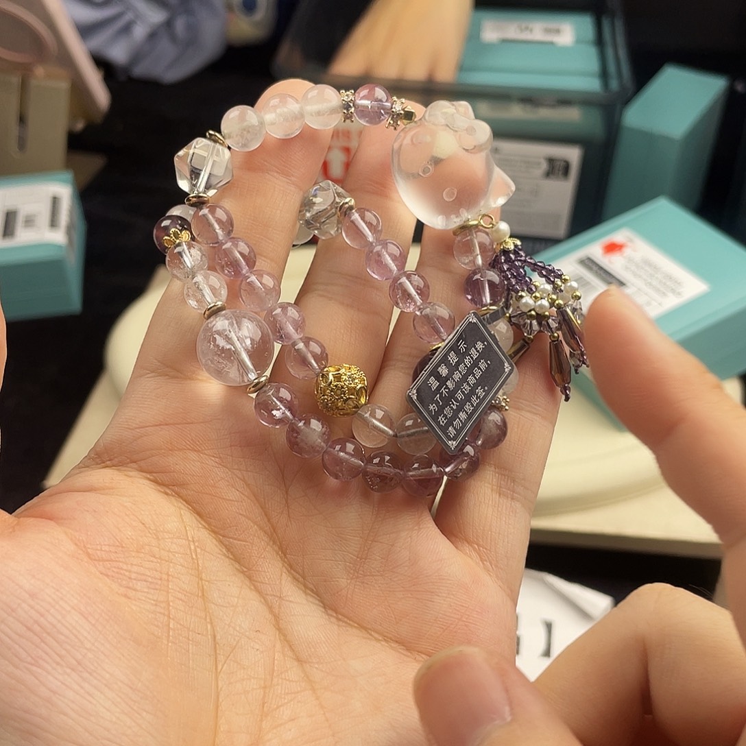 手链银S925镶嵌水晶