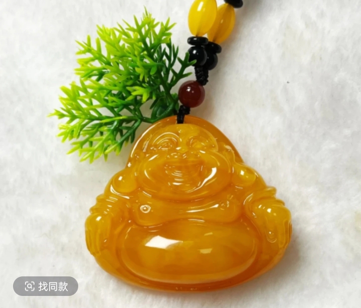 w135 藏族精工雕刻素绳款佛公吊坠毛衣链