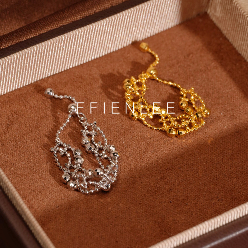 925银戒指 <华尔兹恋曲>轻奢小众设计戒圈女款抽拉调节戒指