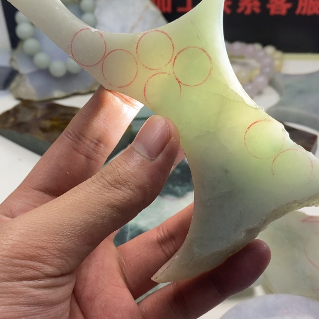 翡翠散珠天然缅甸翡翠a货25