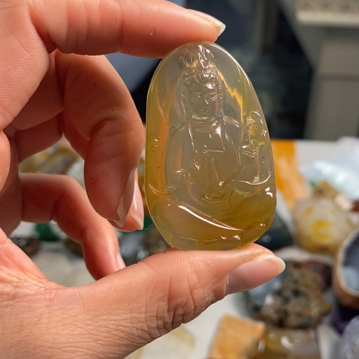 玛瑙/玉髓吊坠(不含链)未镶嵌