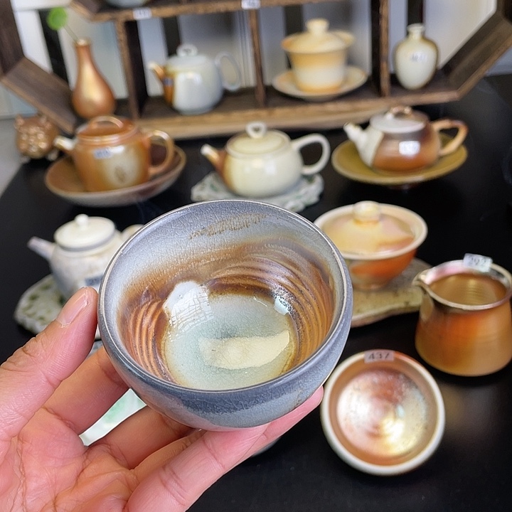 燃薪柴烧茶器主人杯