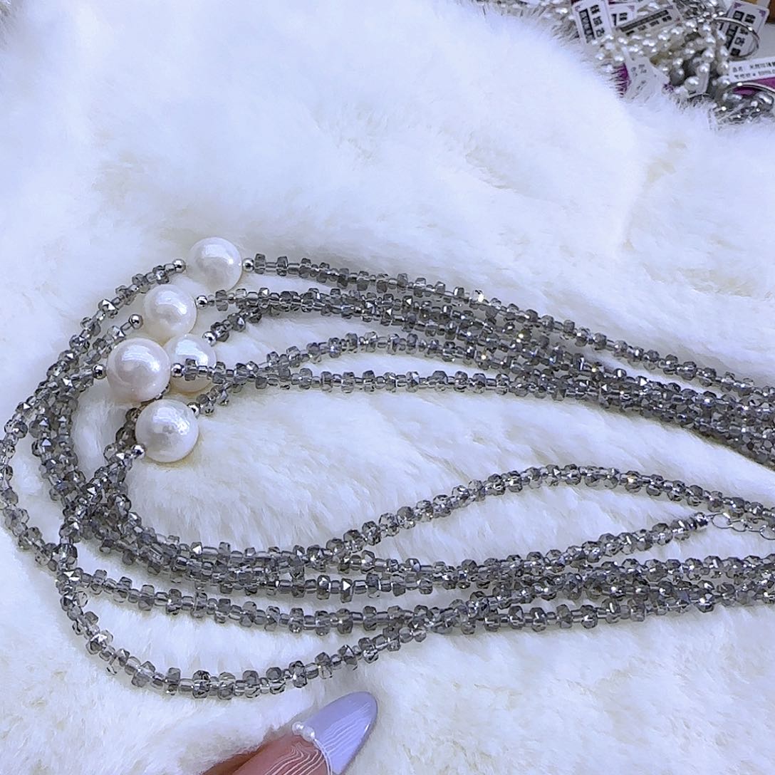未镶嵌项链定制多样性发货发其一257淡水珍珠