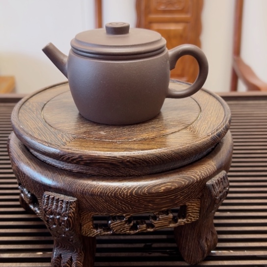 紫砂茶壶本地紫泥半手工微瑕．