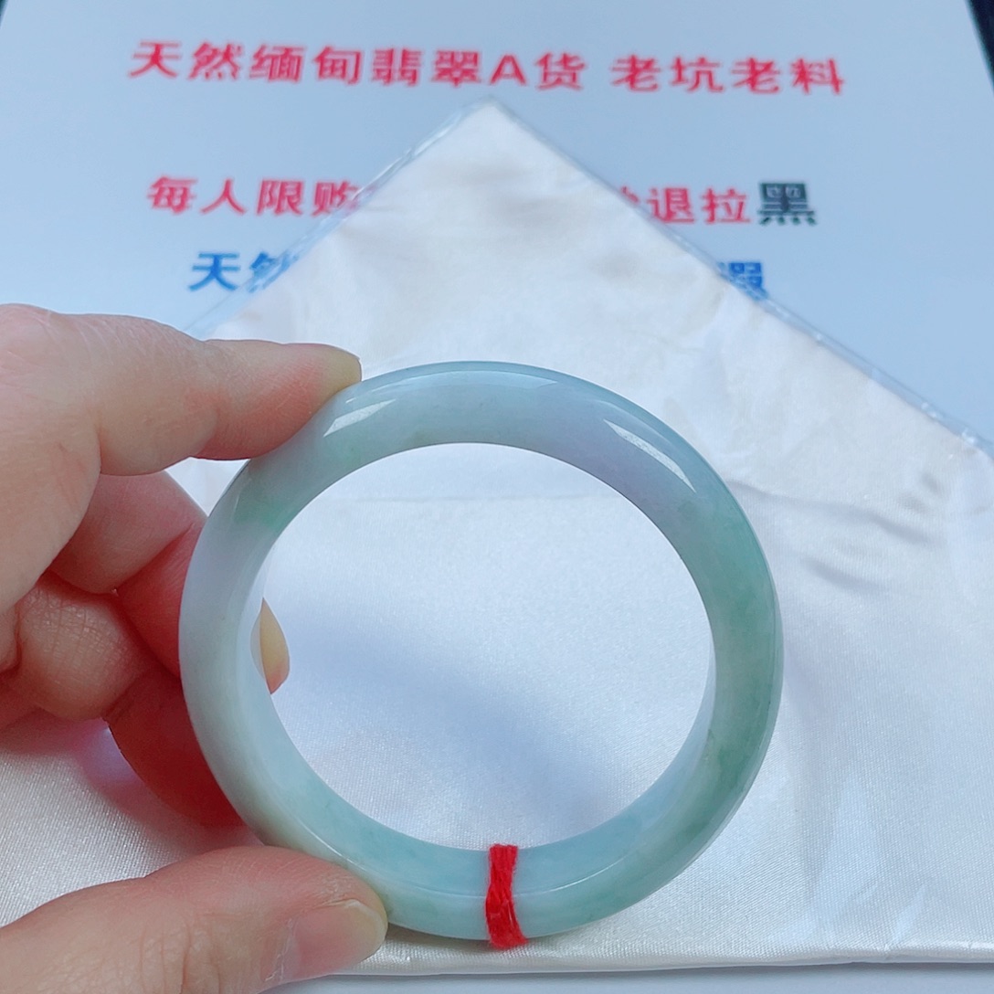 翡翠未镶嵌手镯天然翡翠手镯57