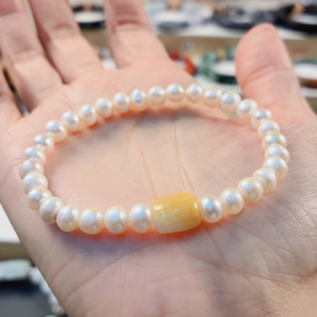 一***.翡翠未镶嵌手链手串