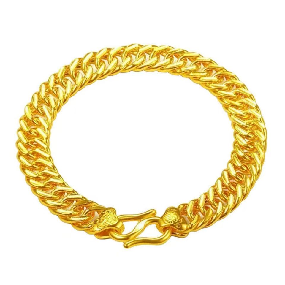 《专柜同款》 孟加拉赤-.金 .豆豆提炼手工改款【老板手链】