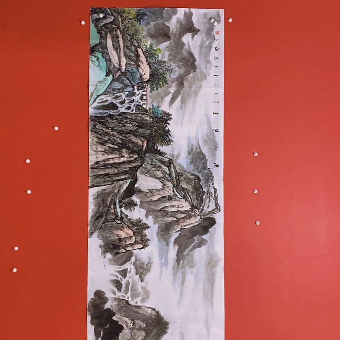 国画山水花鸟国画作品