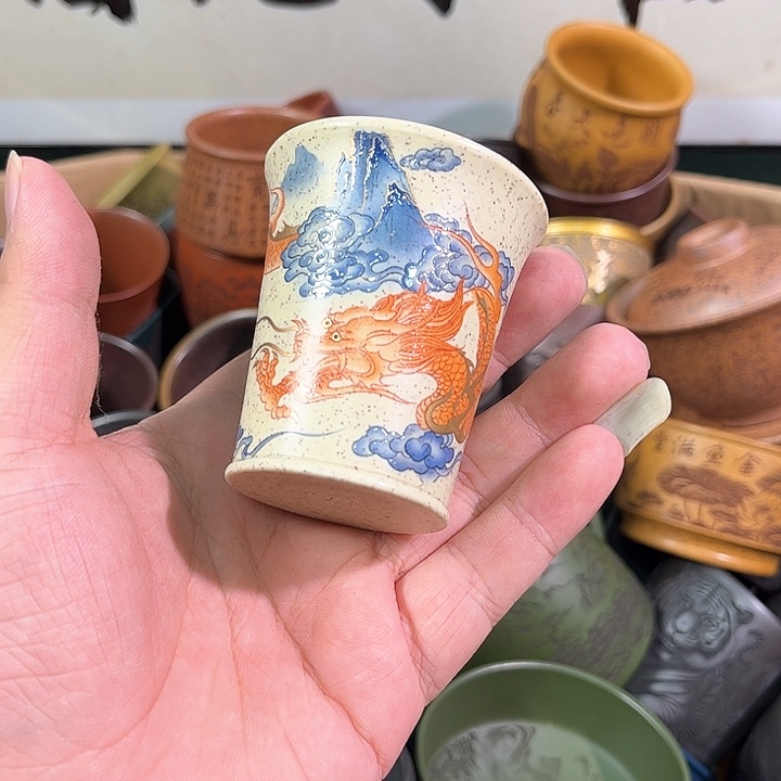 茶杯紫砂全手工紫砂主人杯
