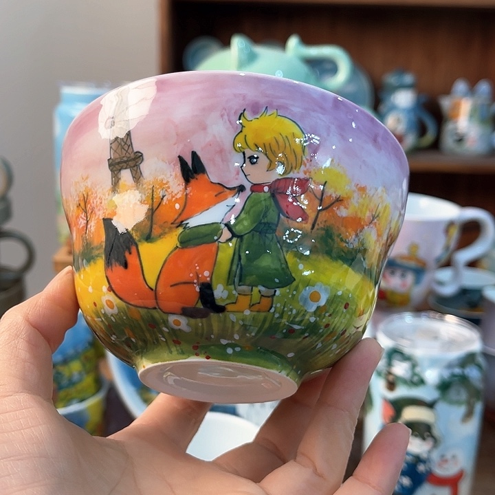 陶景德镇釉下手绘陶瓷 