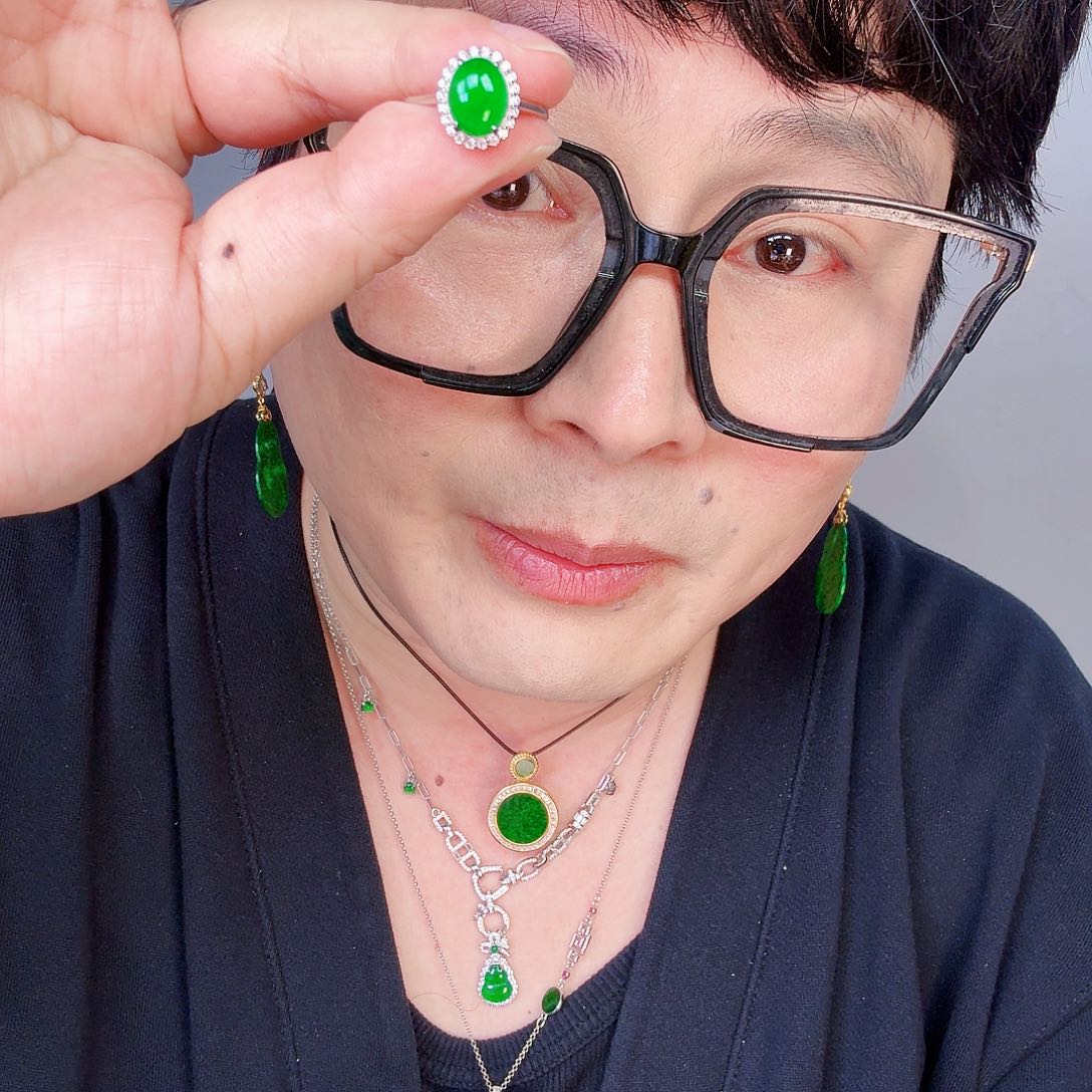 翡翠颈饰未镶嵌一个