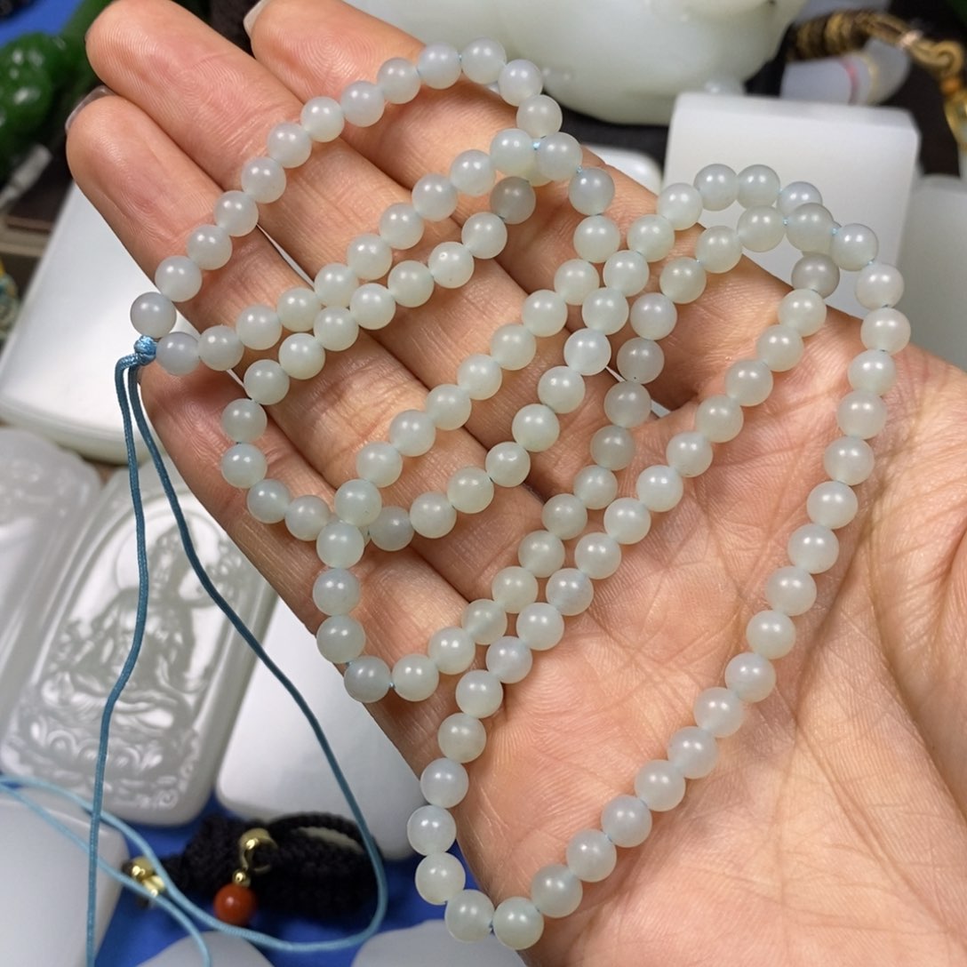 和田玉手串未镶嵌