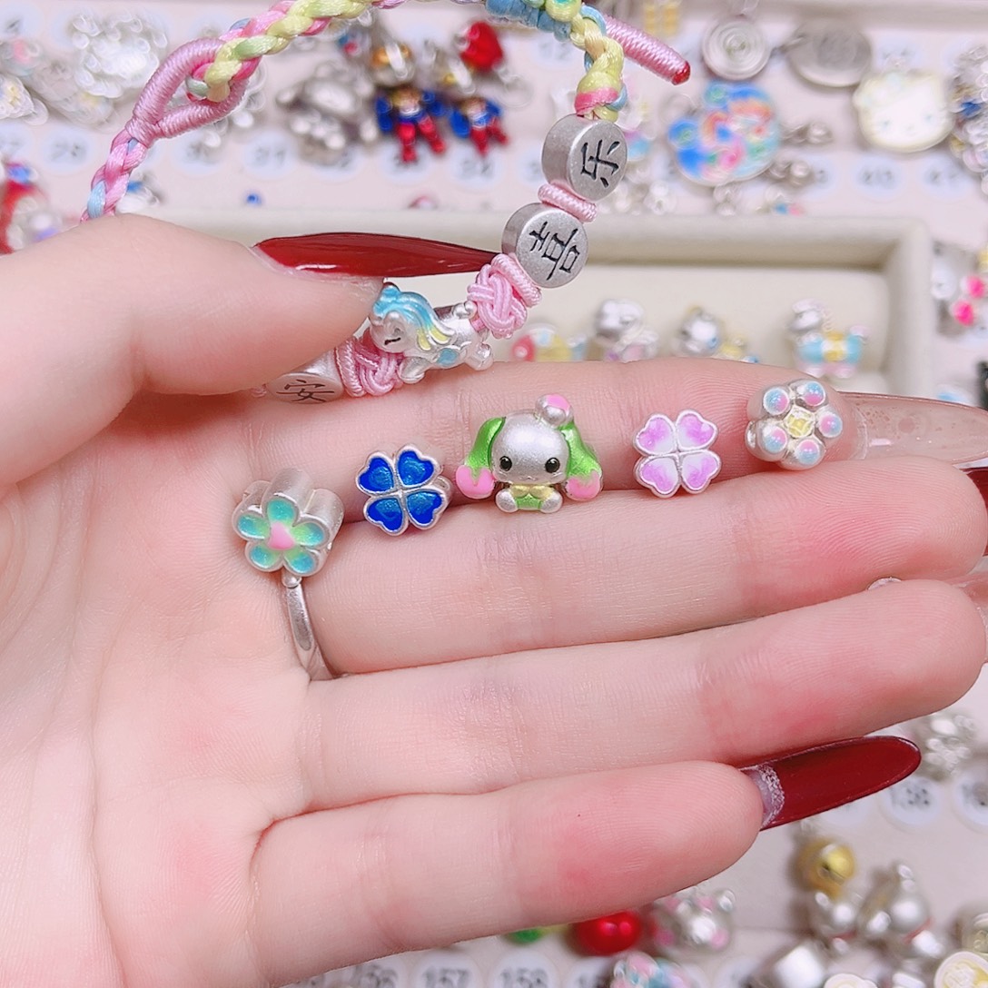 非金属足银999银手链