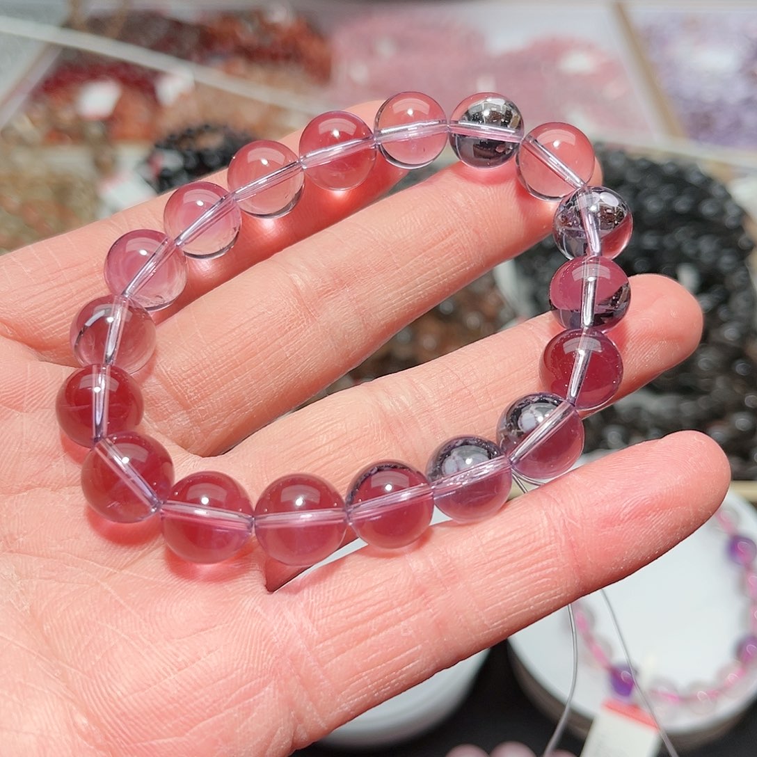 水晶手链未镶嵌十**…玻利维亚净体紫水11.1
