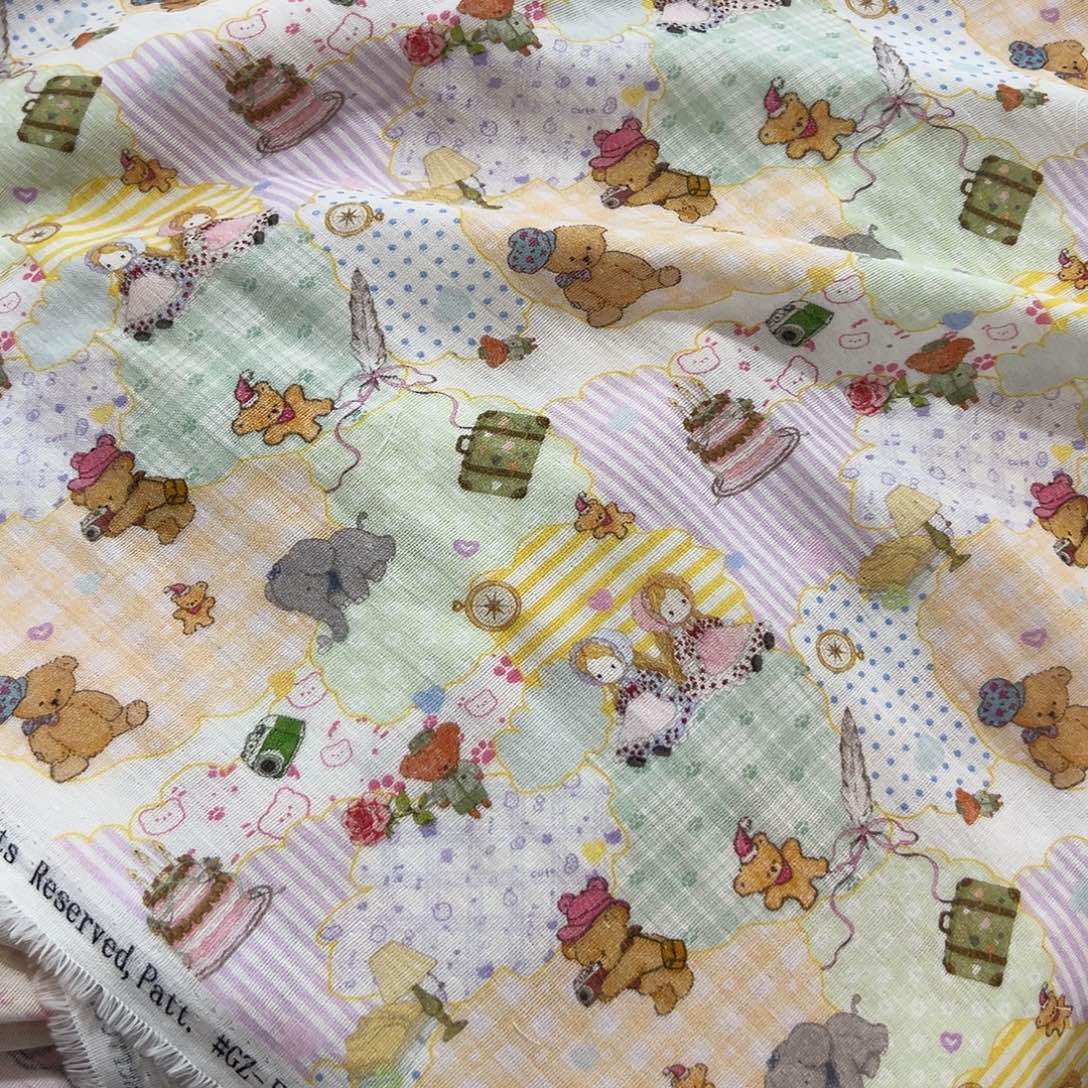 棉超柔软纯棉双层纱1米价1.45宽e区