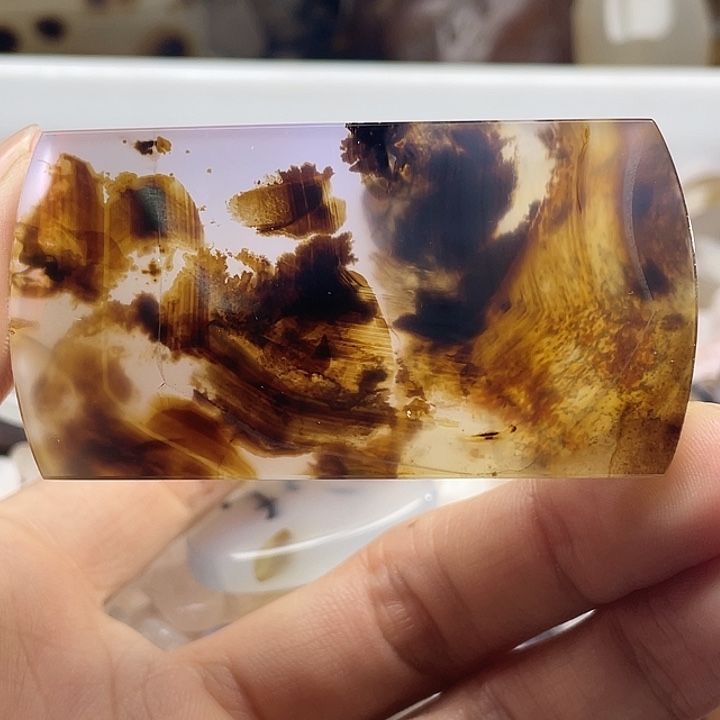 玛瑙/玉髓合金颈饰