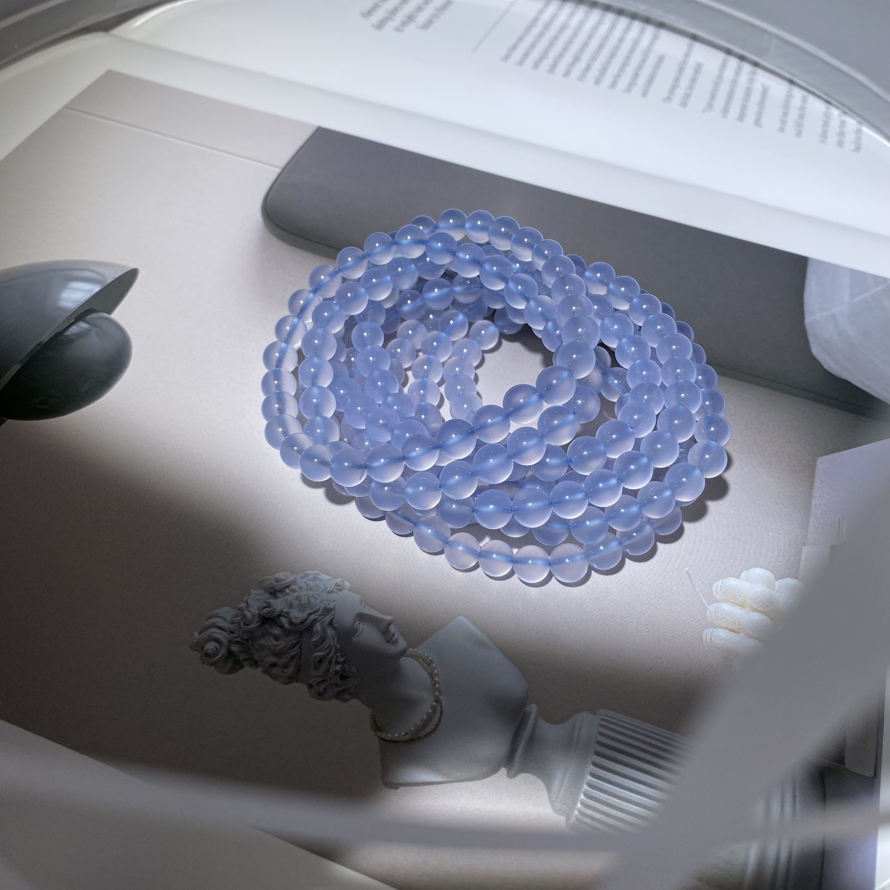 天然蓝玉髓手串 显白/仙女必备 /多样性发货 /发其中一条