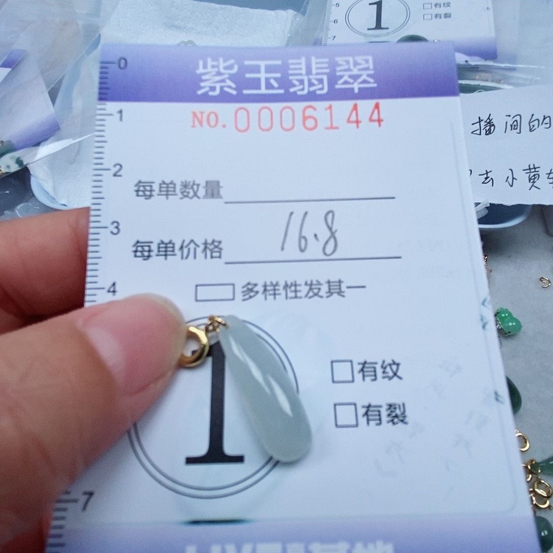 颈饰未镶嵌翡翠冰胶随行