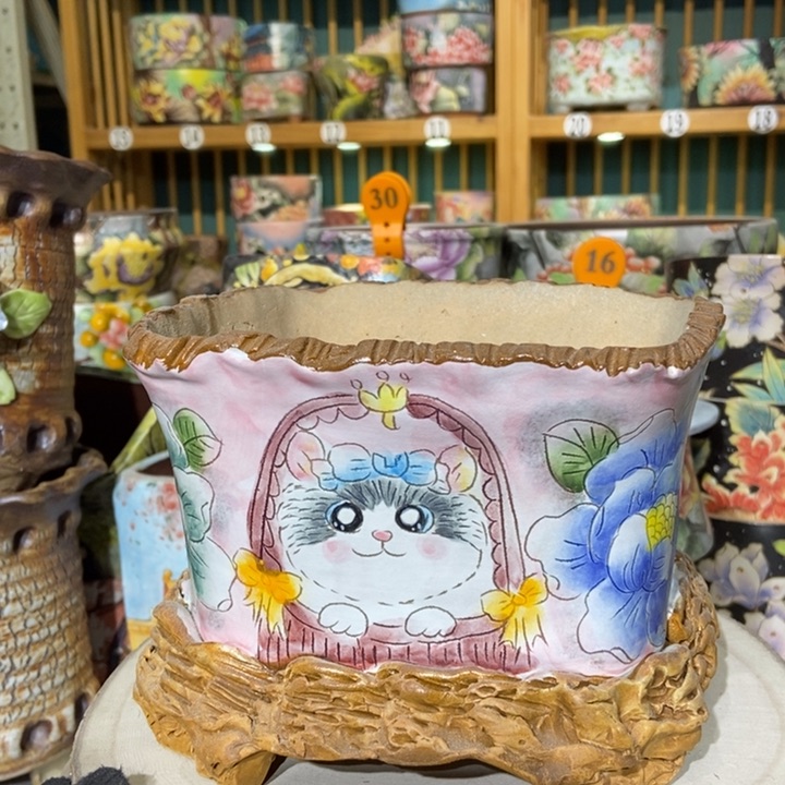 红陶景德镇艺术手绘作品