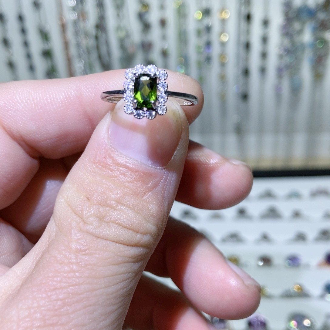 紫晶珠宝半成品银S925镶嵌