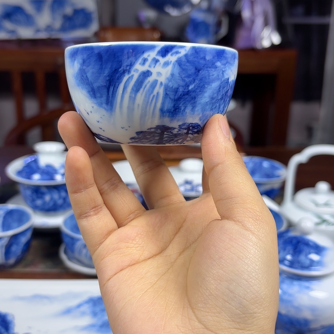 国一王老师手绘山水