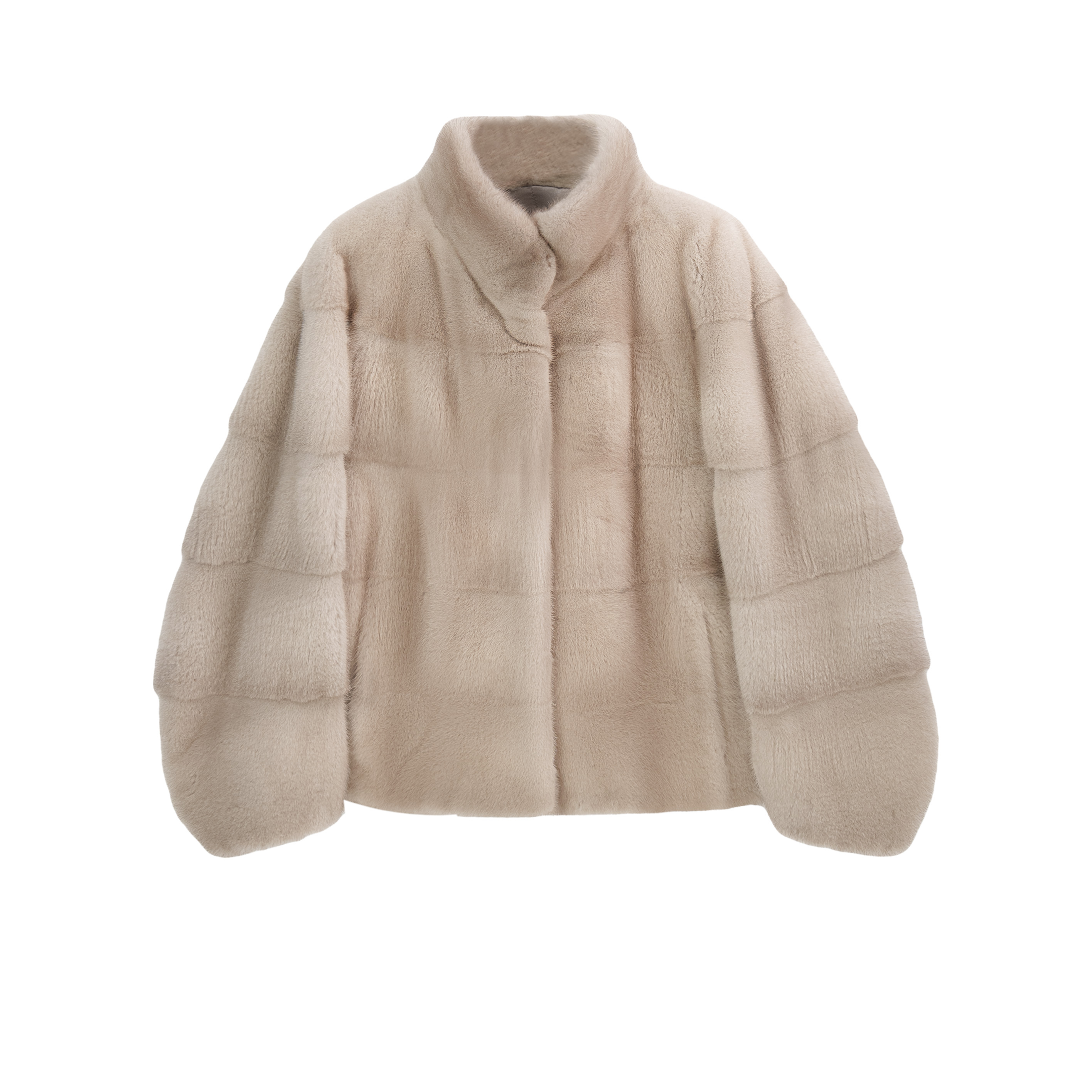 【娜子】进口短二母貂哥本哈根紫标水貂外套2303A北欧传奇皮草