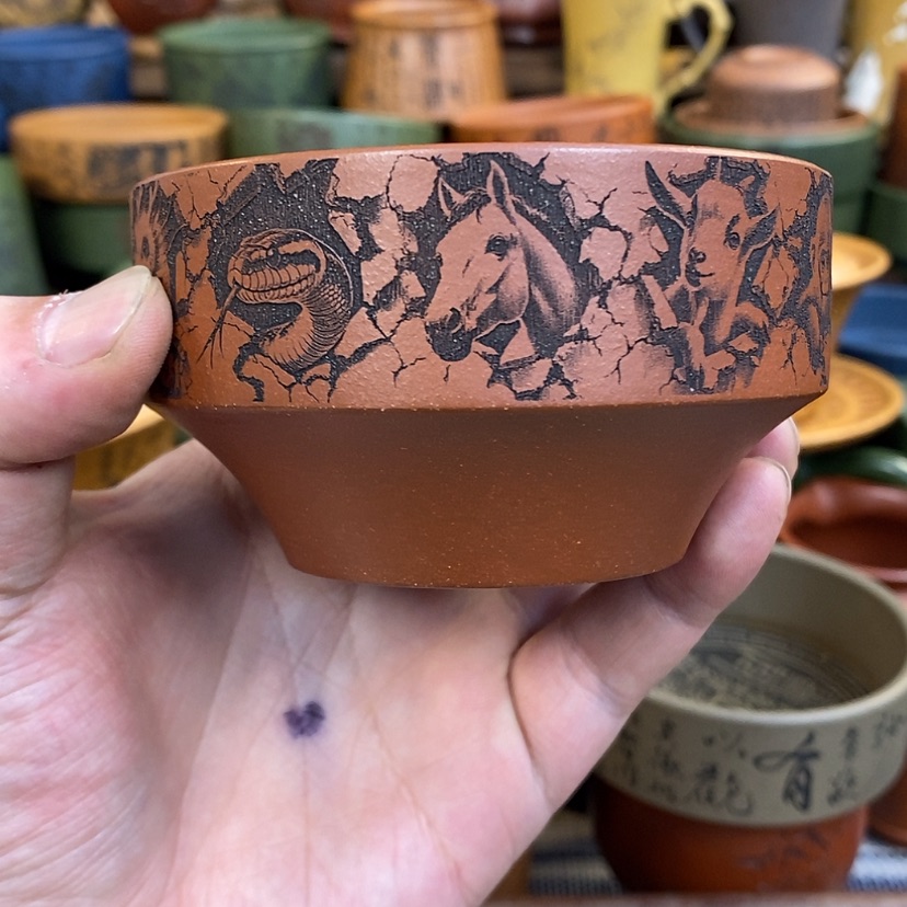 【闪购商品】紫砂杯子宜兴全手工紫砂杯