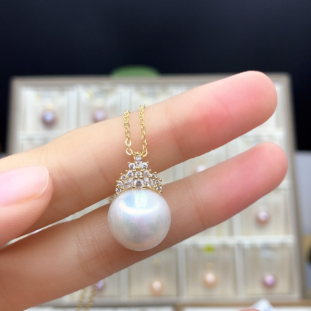 淡水珍珠颈饰合金