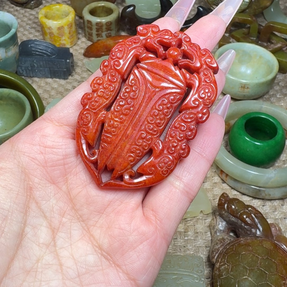 白玉菩提吊坠挂件