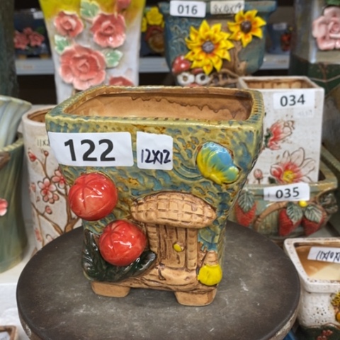 【闪购商品】红陶粗陶材质多肉花盆