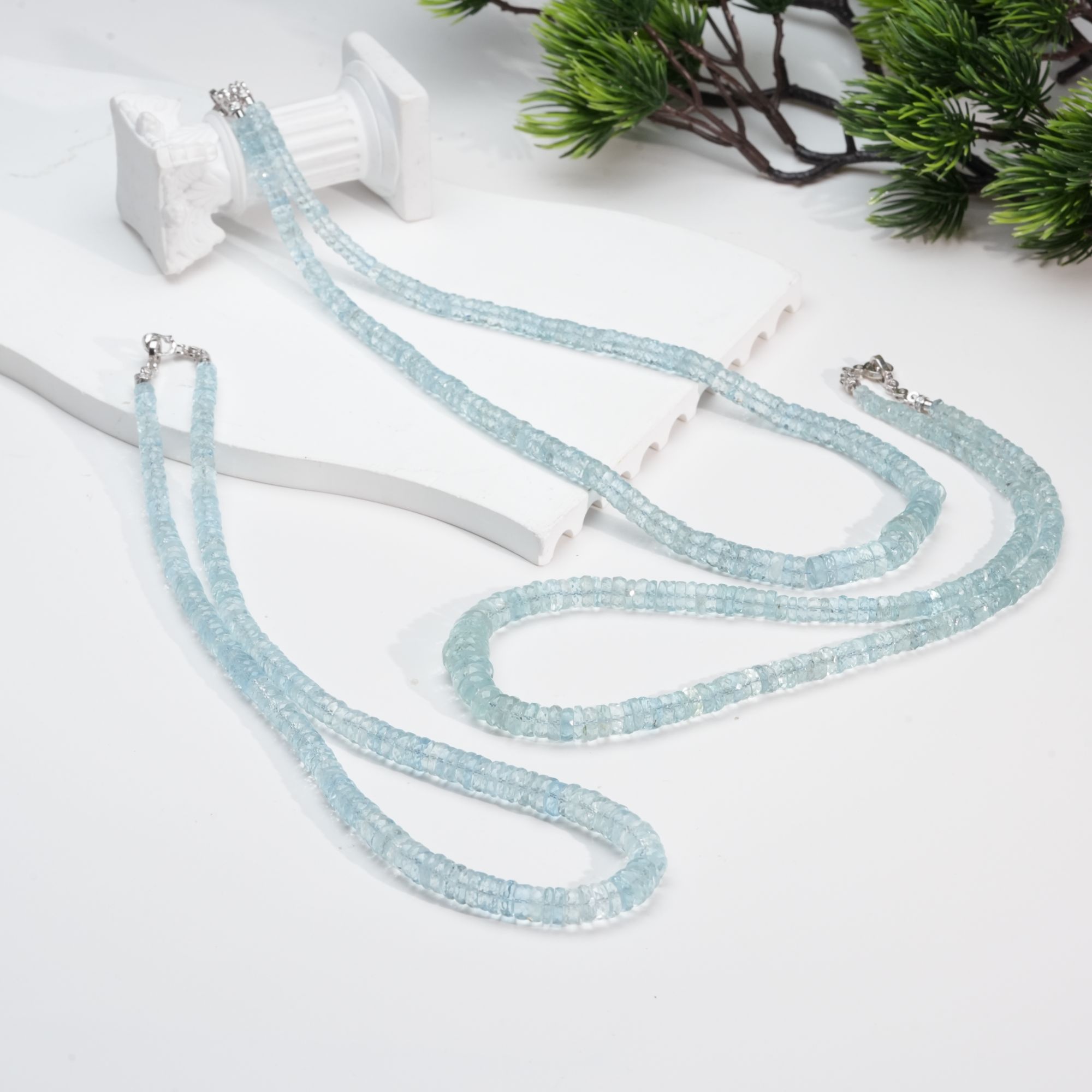 【小北好物】海蓝宝项链【多样性发一件】QL01X1518