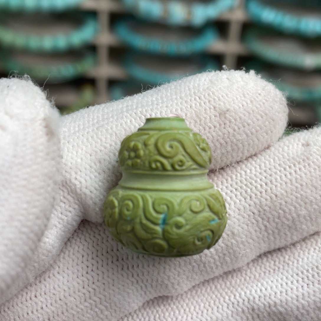 绿松石未镶嵌缠枝葫芦4