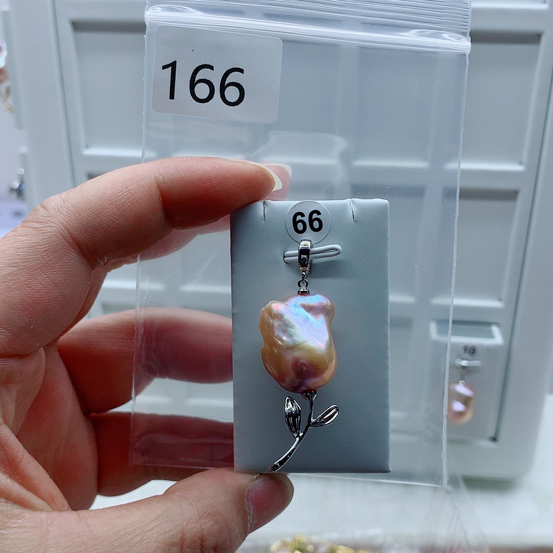 淡水珍珠吊坠(不含链)合金