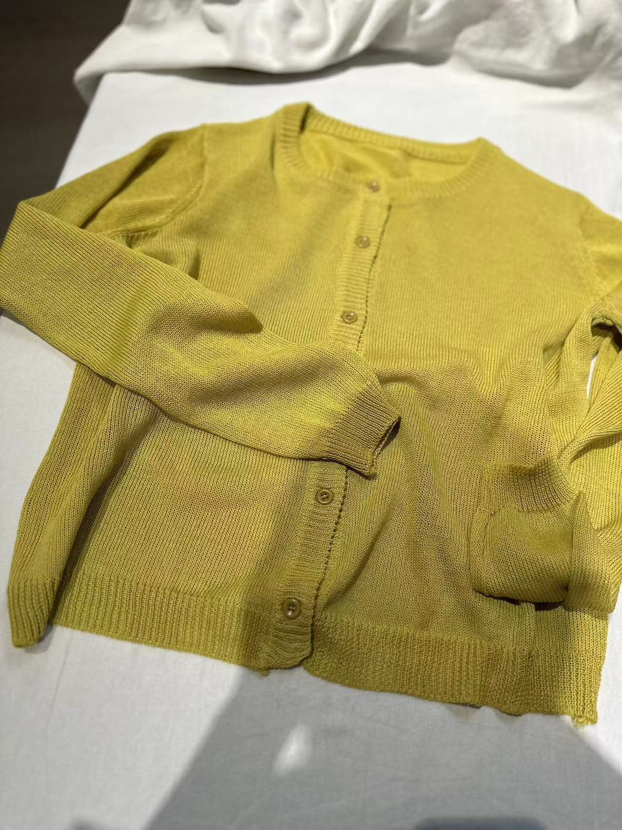 【欧琲】A017圆领纯色针织长袖