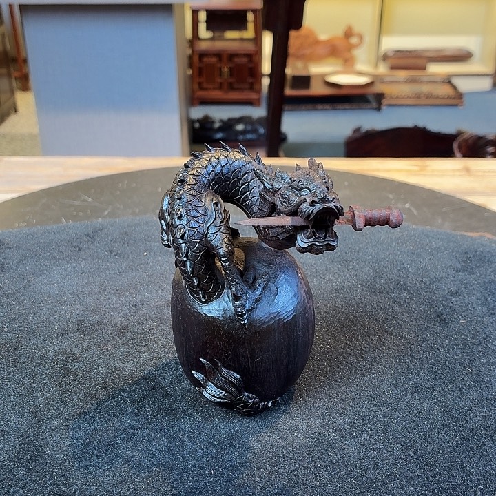 楊***雄端景台紫檀木类紫檀