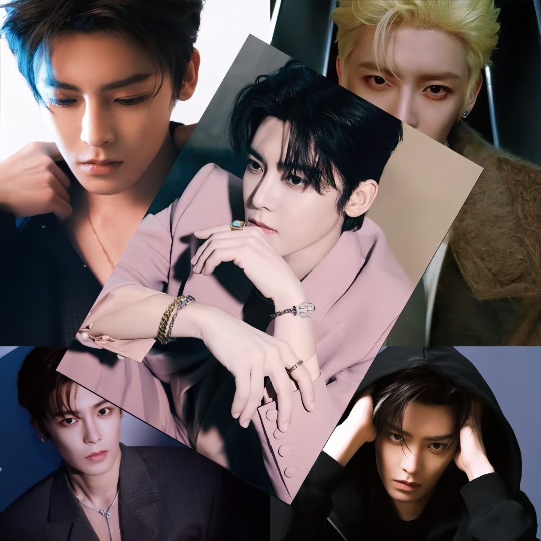 男明星卡片四寸签名小卡PVC收藏卡片（默认代拆）